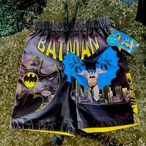 Batman & Joker Swimsuit Board Shorts Boys 7 New With Tags “Holy Joker, Batman!”